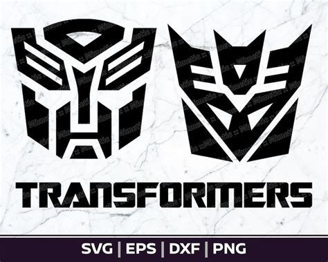 SVG File Transformers Logos SVG Transformers cut file vinyl | Etsy