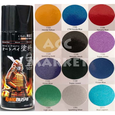 Pilox Samurai Cat Semprot Pilok Metalik Metallic Shopee Indonesia