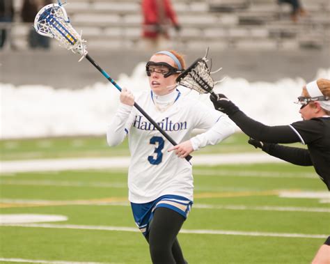 Late Run By No 15 Womens Lacrosse Leads To 11 6 Win News Hamilton