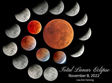 Photos – total lunar eclipse – November 8, 2022