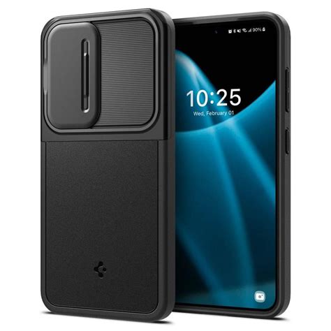 Spigen Optik Armor Deksel Til Samsung Galaxy S24 Svart Teknikkdeler No