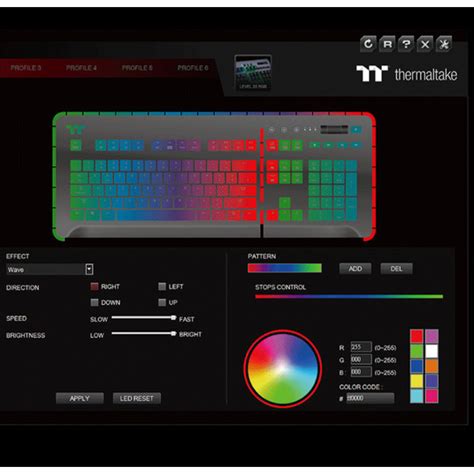 Jual Thermaltake Level Rgb Titanium Mx Speed Silver Gaming Keyboard