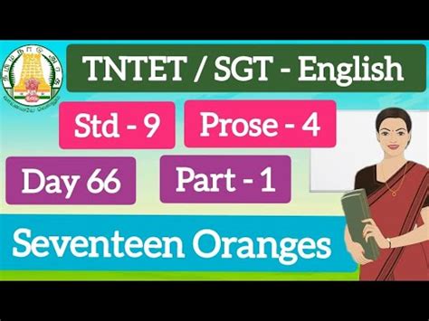 English Day Th Std Prose Part Seventeen Oranges Bill