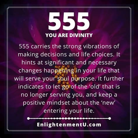 555 Angel Number - You Are Divinity | Seeing 555 Meaning