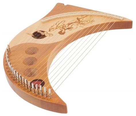 CEGA Moon Harp 19 Strings Natural Harp Kytary Ie