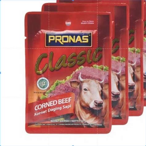 Jual Pronas Classic Corned Beef Gram Kornet Daging Sapi Premium