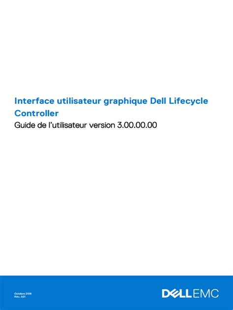 Fillable Online Interface Utilisateur Graphique Dell Lifecycle