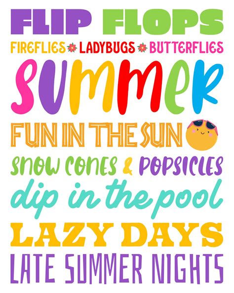 Summer Border Clip Art 10 Free PDF Printables Printablee