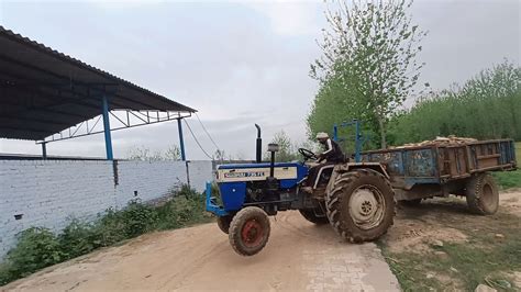 Loaded Trolley Swaraj Aage Se Uth Gaya Tractor Tractor Tochan