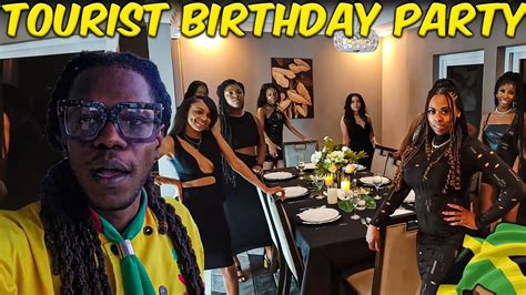 Tourist Celebrate 🍾 Birthday In Mansion Party Jamaica 🇯🇲 Youtube