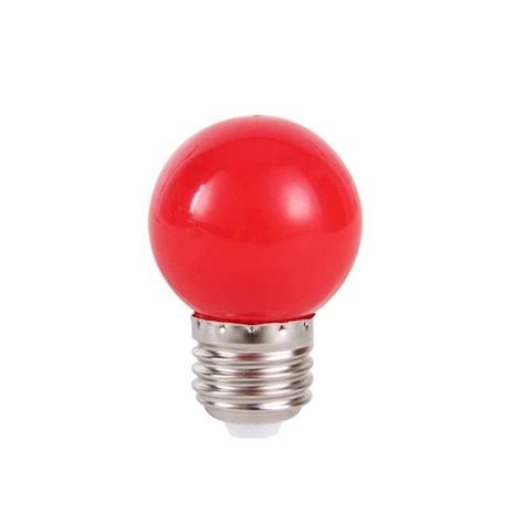 Lâmpada Bolinha Led Vermelha 1W 127V Embu Led Paris Luz Loja online