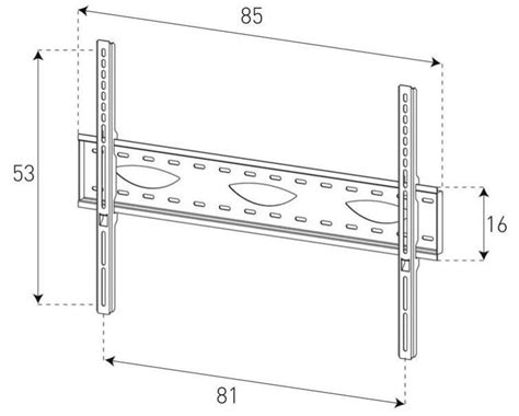 Support TV Mural Fixe Surefix 240 Leroy Merlin