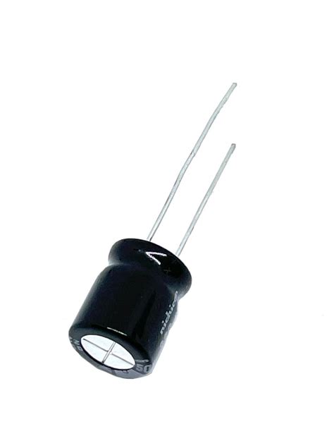 Capacitor Eletrolitico 220uf 50v Radial 105° 10x125mm Uvz1h221mpd Nichicon