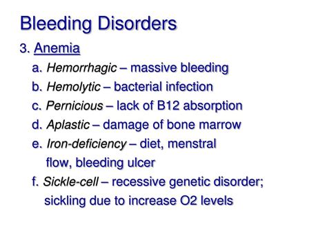 Ppt Bleeding Disorders Powerpoint Presentation Free Download Id2402041