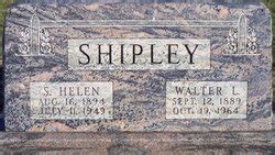 Walter Lee Shipley 1889 1964 Mémorial Find a Grave