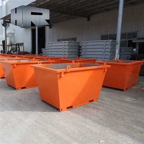 M Outdoor Scrap Metal Waste Chain Lift Skip Bins China Chain Lift