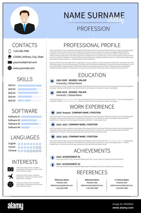 Infographic Resume Samples