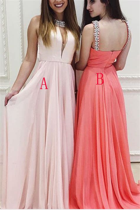 New Arrival Pink Empire Waist Sexy Prom Dresses Evening Gowns Ld124 Laurafashionshop