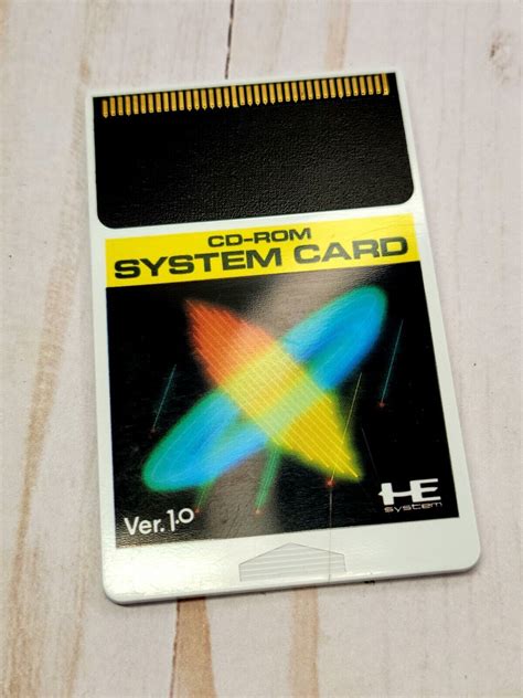 Pc Engine Cd Rom System Card Ver Nec Japan Turbografx Pce Us