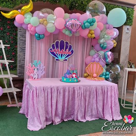 Mermaid Party Ideas Celebremos A Una Hermosa Sirenita