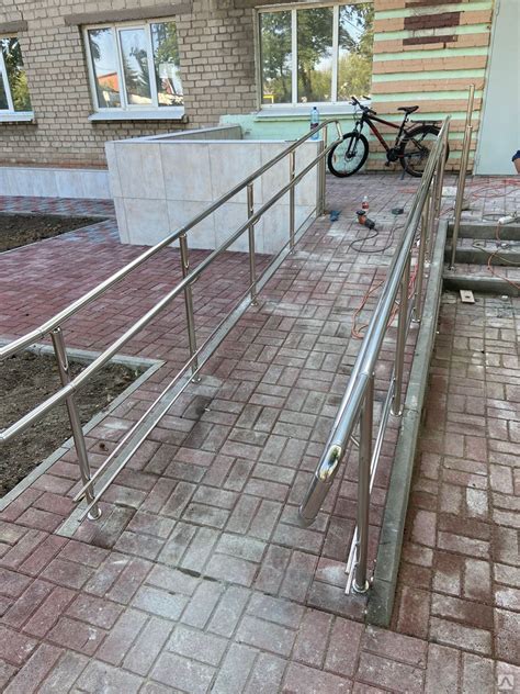 Ограждения пандуса из нержавеющей стали купить за 4 500 руб./п.м. в ...