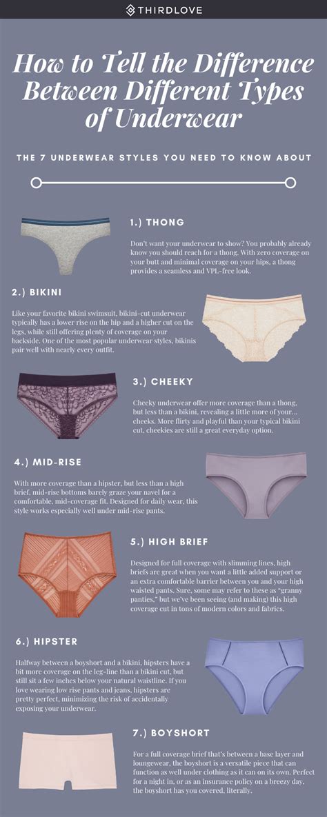 Types Of Panties And Their Names Ibikinicyou