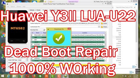 Huawei Y3II LUA U22 Dead Boot Repair 1000 Done YouTube