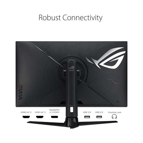 Buy Asus Rog Strix Xg Uq Hz Ms K Uhd Gaming Monitor Online In