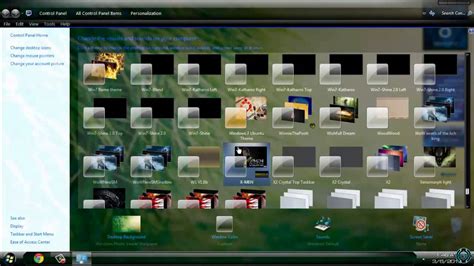 Black Glass Theme For Windows 7 Youtube