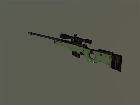 D Model Awm Sniper Rifle Vr Ar Low Poly Cgtrader