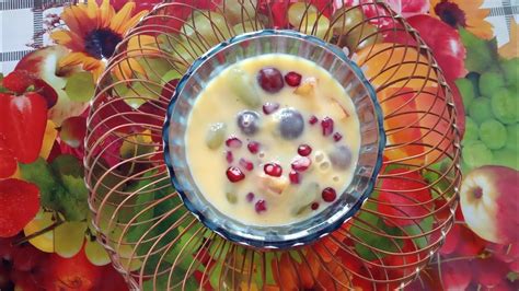 Fruit Custard Recipe How To Make Custard Healthy Dessert Recipe