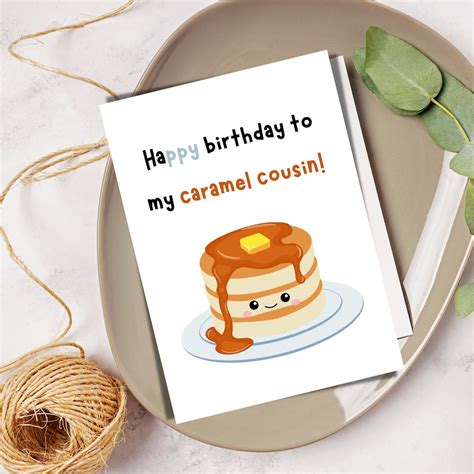 Printables Funny Cousin Birthday Card Happy Birthday to My - Etsy