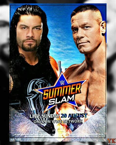 Wwe Summerslam 2017 Poster By Yk77623 On Deviantart