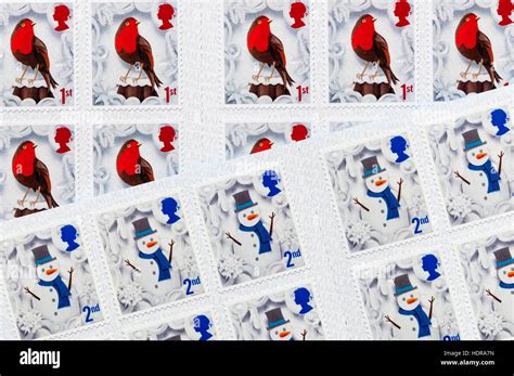 Royal Mail Xmas Stamps Hi Res Stock Photography And Images Alamy