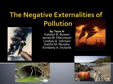 Ppt The Negative Externalities Of Pollution Powerpoint Presentation