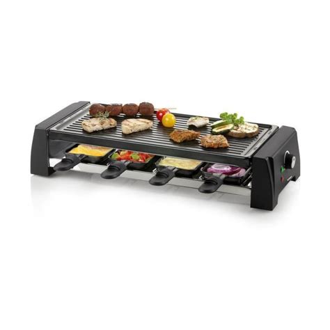 DOMO DO9189G Appareil A Raclette 8 Personnes Noir