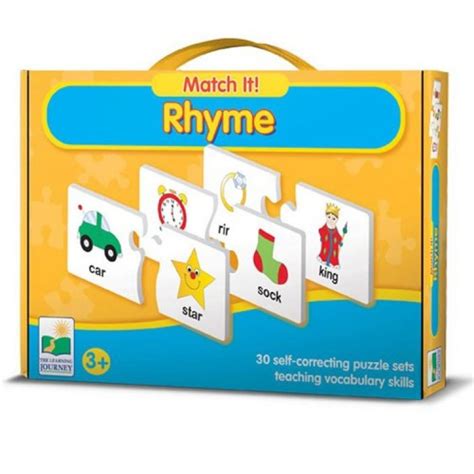 Rhyme Match It Educational Puzzle