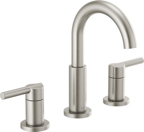 Pfister Lg49 Tnt Tenet 12 Gpm Widespread Bathroom Faucet With Metal Push And Seal Drain Assembly