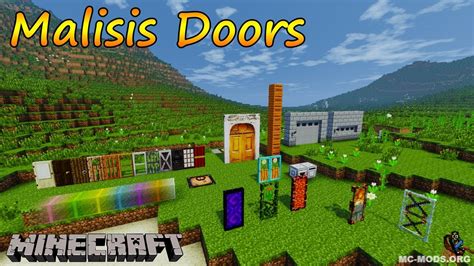 Malisis Doors Mod 1.16.4/1.16.3/1.15.2/1.14.4 - MC-Mods.org