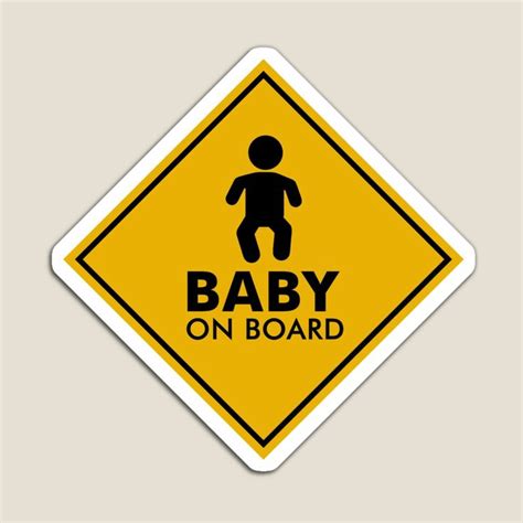 Baby On Board Sign Sticker