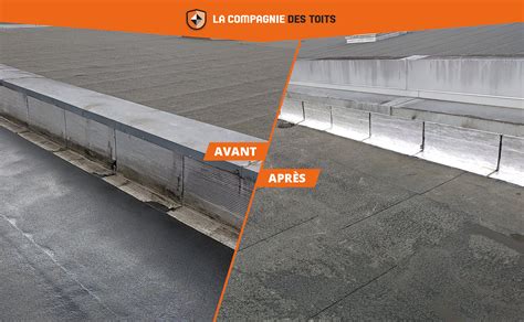 Réfection des relevés détanchéité dune toiture terrasse à Blanquefort