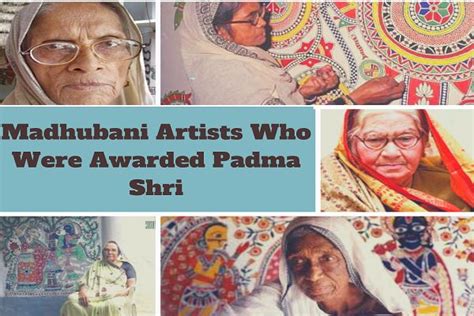 Madhubani Artists Who Were Awarded Padma Shri IndianArtIdeas