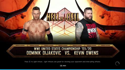 WWE 2K22 Dominik Dijakovic Vs Kevin Owens YouTube