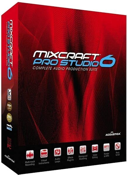 Acoustica Mixcraft Pro Studio Audio Production Suite Zzounds