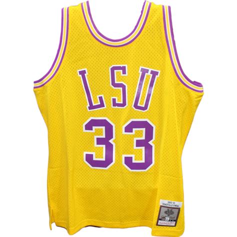 Shaq O’neal Autographed/Signed LSU Tigers M&N Jersey Beckett – Denver ...