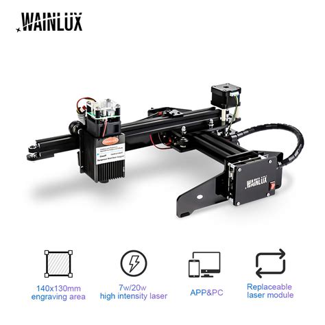 Wainlux Laser Engraver JL4 20W 7W USB Desktop Machine DIY Logo Mark