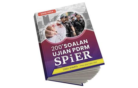 Buku SPiER PDRM Terkini Tahun 2024 Ujian Psikometrik