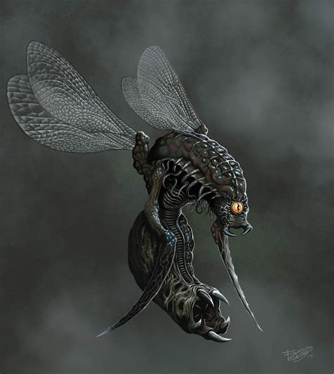 Insectoid from Hell by malverro on deviantART | Creature concept art ...