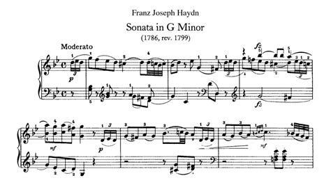 Haydn Keyboard Sonata No 32 In G Minor Hob XVI 44 Olbertz YouTube