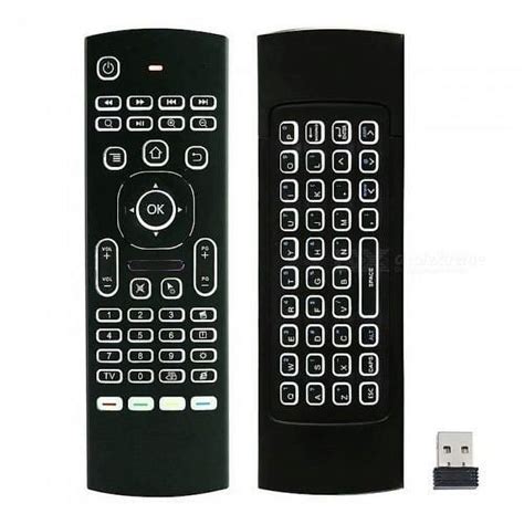 Backlit Glow Wireless remote for Android 8.1 & Later TV Box Jetstream ...